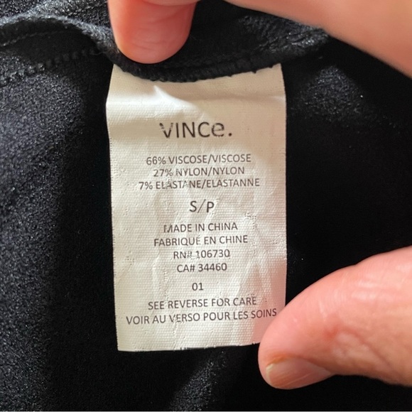 VINCE MIDI Dress Black Size S - Picture 6 of 8